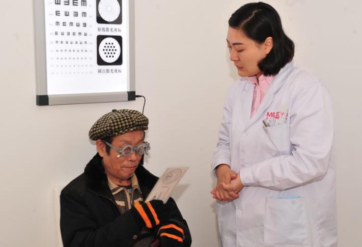 老花鏡多年不換危害大，佩戴前要做專業(yè)檢查
